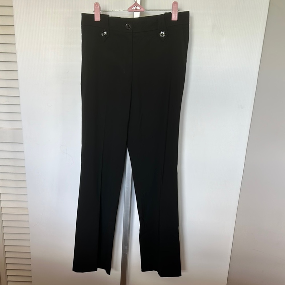 Yves Saint Laurent Black Flare Boot Cut Jumpsuit